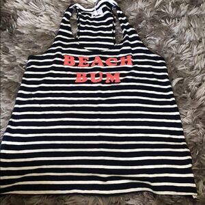 NWT SUNDRY Beach Bum Tank Top Size 2 {med}